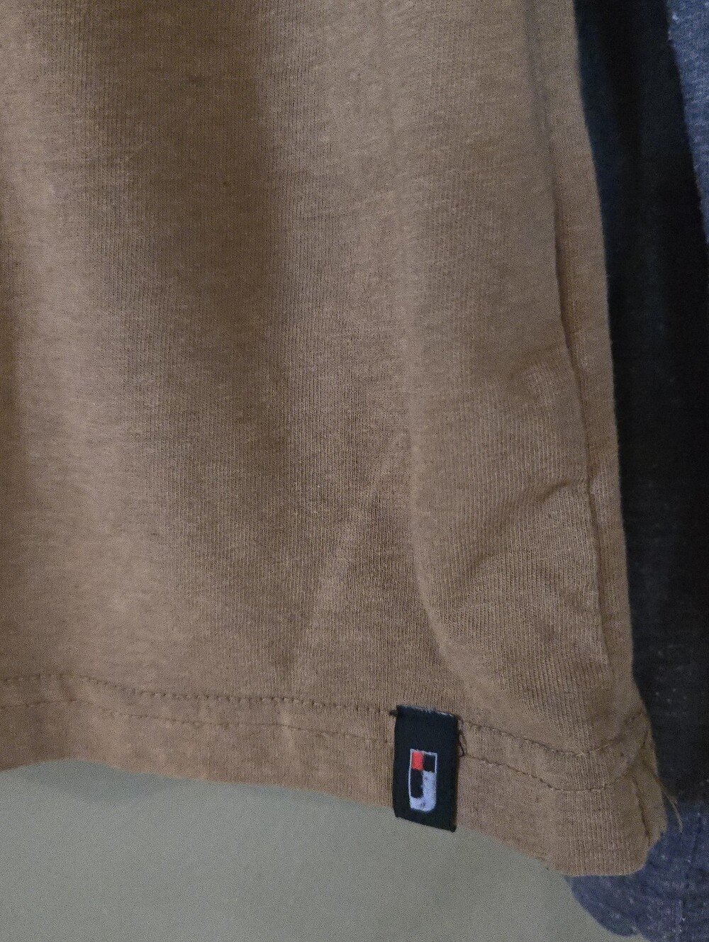 iJeans | Men's Brown Graphic Long-Sleeve Layered Shirt, Size L - Picture 6 of 9